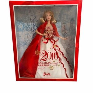 Barbie Holiday Collector Doll in Red and White